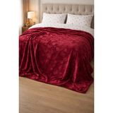 Bedline Amore Battaniye 166*226 cm Tek Kişilik Rouge - Kırmızı - 220 x 180 cm