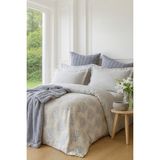 Bedline Everyday Yatak Örtülü Nevresim Takımı Çift Kişilik Rowena Mavi - 200 x 220 cm