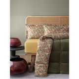 Bedline Softly Tek Kişilik Uyku Seti Pamuk Kumaş Desenli 155 x 215 cm Iris Olive Renk - Yeşil