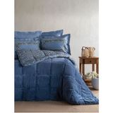 Bedline Softly Uyku Seti Tek Kişilik Harmony Indigo - Mavi