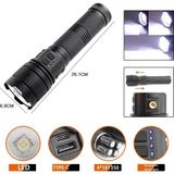 Bedotech Bd-3 30W Tg LED Alüminyum Alaşımlı Zoomlu Type-C Analog Pil Göstergeli Şarjlı El Feneri - Belirtilmemiş