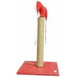 Bedspet 50 cm Kırmızı İnce Kedi Tırmalama Tahtası
