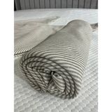 Bedy Guard Delta Soft Keten Pamuk Pike Yatak Örtüsü - Beyaz - Kahverengi - 180*230