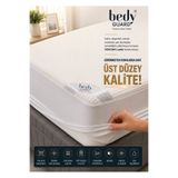BEDY GUARD Konfor Superior Sessiz Sıvı Geçirmez Yatak Koruyucu Alez %100 Soft Pamuk Üst Kumaş