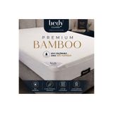 BEDY GUARD Premium Bamboo Extra Sessiz Sıvı Geçirmez Yatak Koruyucu Alez %100 Bambu Üst Kumaş İpeksi Yumuşak