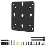 Bedycoon AMD Ryzen Mini PC için Mini PC Montaj VESA/Duvar/Masa Montaj Braketi AMD Ryzen 5 5560U 6600H 7 5700U 5800U Mini PC VESA Montaj Kiti Vidalar ve Kablo Askıları ile Uyumlu, Kurulumu Kolay (Siyah)