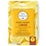 Bee Beauty Limon Desenli Kağıt Yüz Maskesi