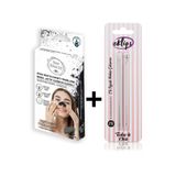 Bee Beauty Siyah Nokta Bandı Ve 2 Li Siyah Nokta Çıkarıcı Aparat Paslanmaz Çelik Komedon Sivilce Akne Iğne Aracı Çıkartıcı Set