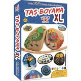 Bee Games Taş Boyama XL Renkli Hobi Seti Büyük Boy Doğal Taşlar ve Fırça ile Yaratıcılığınızı Keşfedin