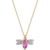 Bee Goddess Petek Arı Formlu Kadın Rose Altın Kolye - Rose Gold - Standart