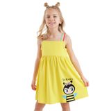 Bee Happy Sarı Kız Çocuk Elbise