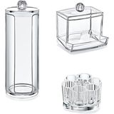 Bee Home 3'lü Makyaj Malzemesi Düzenleyici Organizer Set Şık Tasarım Yüksek Kalite