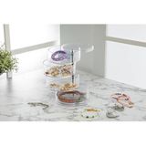 Bee Home 4 Katlı Silindir Takı ve Makyaj Organizer Saklama Kutusu