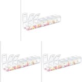 BEE HOME İlaç Kutusu, Çok Renkli 3lü paket
