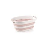 Bee Home - Katlanır Çamaşır Sepeti 27X45X63 38 Lt. Büyük Boy - Pudra