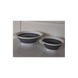 Bee Home Katlanır Süzgeç Oval Ve Yuvarlak 2'li