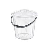 Bee Home Plastik Saplı Şeffaf Su Kovası No:5 20 Lt. Ak 200