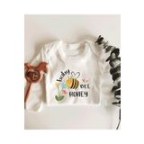 Bee Honey Uzun Kol Çıtçıtlı Organik Bebek Body 372-LMN