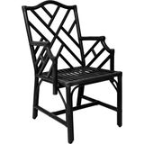 Bee Interiors Classy Siyah Bambu Ağacı Berjer - Standart