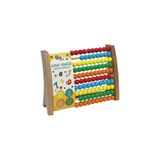 Bee Smart Ahşap Abaküs Doğal Ahşap Montessori Renkli Sayı Boncuk Eğitici Geliştiri
