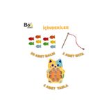 Bee Smart Balık Tutma Oyunu Eğlenceli Montessori Oyuncak Motor Gelişimi