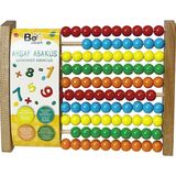 Bee Smart Montessori Renkli Ahşap Abaküs / 12 Ay / Eğitici, Öğretici ve Güvenli Çocuk Oyuncağı