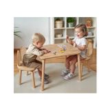 Bee Smart Safir Meşe Beyaz Naturel 2 Sandalye - Standart