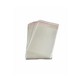 BeeCandleHome 15X15+5 Cm. (15*20) 50 Adet - Şeffaf Bantlı Yapışkanlı Opp Jelatin Poşet