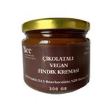 Beechocolate Rafine Şekersiz El Yapımı Çikolatalı Vegan Fındık Kreması 300 gr