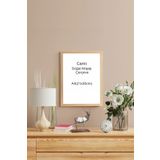 beedene Gerçek Camlı A4 Çerçeve 21cmx30cm Poster Sertifika Belge Diploma Çerçevesi