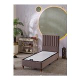 Beehanem Ezgi 90X190 Tek Kişilik (Baza Başlık) 2 Li Set (Babyface Kahve)