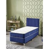 Beehanem Ezgi 90X190 Tek Kişilik (Baza+Başlık) 2 Li Set (Babyface Krem)
