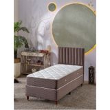 Beehanem Ezgi 90X190 Tek Kişilik (Baza+Başlık) 2 Li Set (Babyface Lacivert)