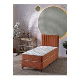 Beehanem Ezgi 90X190 Tek Kişilik (Baza+Başlık+Yatak) 3 Lü Set (Babyface Kiremit)