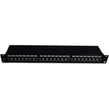 Beek 19" 1U 24 port CAT6A STP Patch Panel, LSA/IDC 90 derece punch ISO11801 Class Ea<br>Beek 19" 1U CAT6A STP Patch Panel, LSA/IDC 24-port 90 degree punch ISO11801 Class Ea
