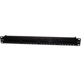 Beek 24 Port Cat6 UTP Patch Panel, 8P8C, Altın Kontak, LSA, 1U, zırhsız/unshieldedBeek 24 Port Cat6 UTP Patch Panel, 8P8C, Gold contact,LSA, 1U, unshielded, w.cable holder