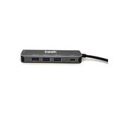 Beek 4 Port USB Tip C Hub + PD<br>4 x USB 3.0<br>1 x PD 3.0 port, PD şarj özelliği