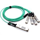 Beek 40G QSFP+ 4x10G SFP+, Aktif Fiber Optik Kablo (AOC), 5 metreBeek 40G QSFP+ to 4x10G SFP+, AOC Cable, 5 meters