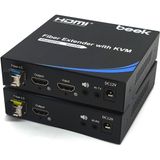 Beek 4K @60Hz HDMI KVM Fiber Sinyal Uzatma Cihazı, Single Mode, 20kmBeek HDMI KVM Fiber Extender 20km - Çok Renkli
