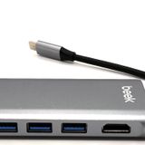 Beek 8 in 1 USB Tip C Docking Station 8 in 1 Type C to Docking Station