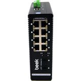 Beek 8ports Gigabit Industrial POE Switch with 2G SFP