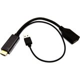 Beek Bc-Dsp-Adp-Ha-Dp HDMI To Dısplay Port Erkek-Dişi Dönüştürücü Adaptör - Siyah