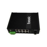 Beek BN-ISW-1082PG 8 Port Gigabit 2 Port SFP 1G 240W L2 Yönetilebilir PoE Endüstriyel Switch