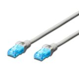 Beek CAT. 5E Patch Kablo, U/UTP, 7 metre, AWG 26, Gri Renk