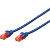 Beek Cat. 6 Patch Kablo, U/utp, 0,5 Metre, Awg 26, Mavi Renk, Lszh