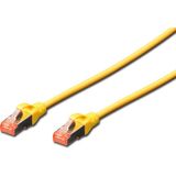Beek Cat 6 Sftp/pımf (pairs In Metal Foil) Patch Kablosu, 0,5 Metre, Lszh, Awg 26, Sarı Renk