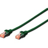 Beek CAT 6 SFTP/PIMF (Pairs In Metal Foil) Patch Kablosu, 0,5 metre, LSZH, AWG 26, Yeşil Renk - 50 cm