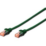 Beek Cat 6 Sftp/pımf (pairs In Metal Foil) Patch Kablosu, 0,5 Metre, Lszh, Awg 26, Yeşil Renk