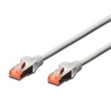 Beek Cat 6 Sftp/pımf (pairs In Metal Foil) Patch Kablosu, 30 Metre, Lszh, Awg 26, Gri Renk