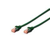 Beek Cat 6 Sftp/pımf Pairs In Metal Foil Patch Kablosu, 5 Metre, Lszh, Awg 26, Yeşil Renk
